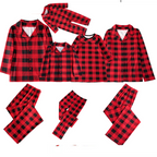 Buffalo Plaid Christmas Pajamas Lifestyle – Adults and Kids Matching Holiday Sleepwear