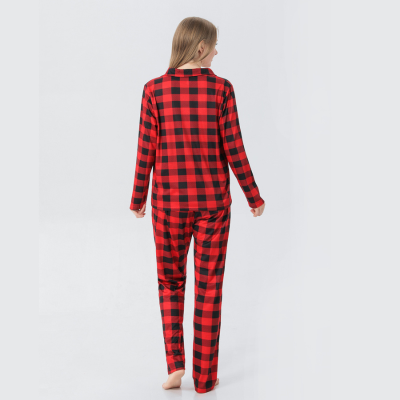 Buffalo Plaid Christmas Pajamas Men – Adults Matching Holiday Sleepwear