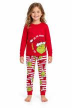 „Merry Grinch“-Partner-Weihnachtspyjamas für die Familie – Hundepyjamas inklusive