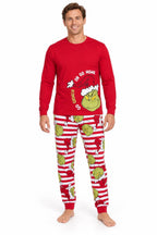 „Merry Grinch“-Partner-Weihnachtspyjamas für die Familie – Hundepyjamas inklusive