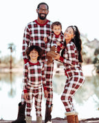 Holiday Plaid Family Matching Christmas Pajamas - Dog Clothes Available
