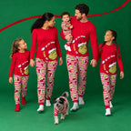 Grinch-Partnerlook-Weihnachtspyjamas für die ganze Familie – inklusive Hundepyjama