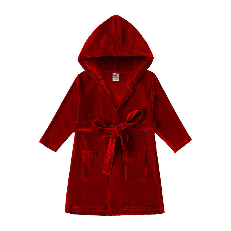 Red Velvet Christmas Pajamas Couple – Adults Matching Holiday Sleepwear