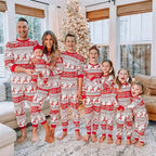 Reindeer Snowflake Christmas Pajamas Size Chart – Adults Kids Baby and Dog Sizes Available