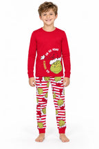 „Merry Grinch“-Partner-Weihnachtspyjamas für die Familie – Hundepyjamas inklusive
